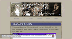 Desktop Screenshot of barbarameyermusic.net