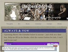 Tablet Screenshot of barbarameyermusic.net